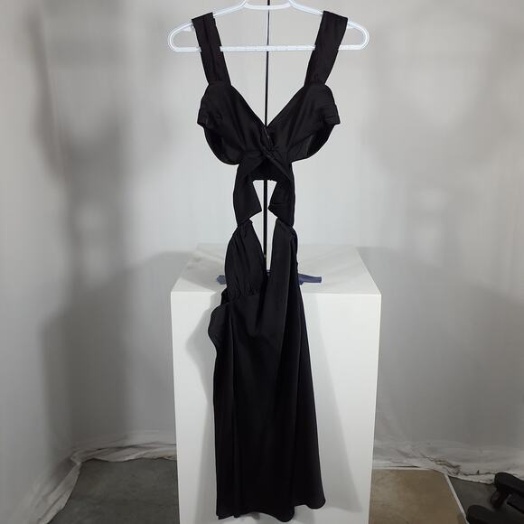 Guizio Twist Cut Out Mini Dress Size S - Picture 2 of 5